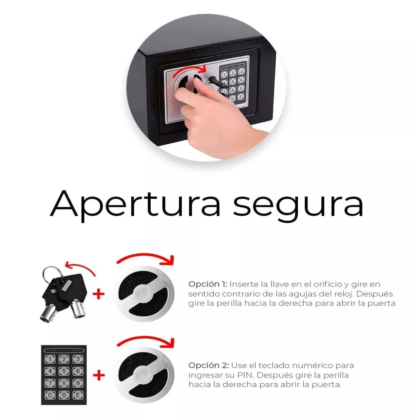 🔐 Caja Fuerte Electrónica Digital 🔑