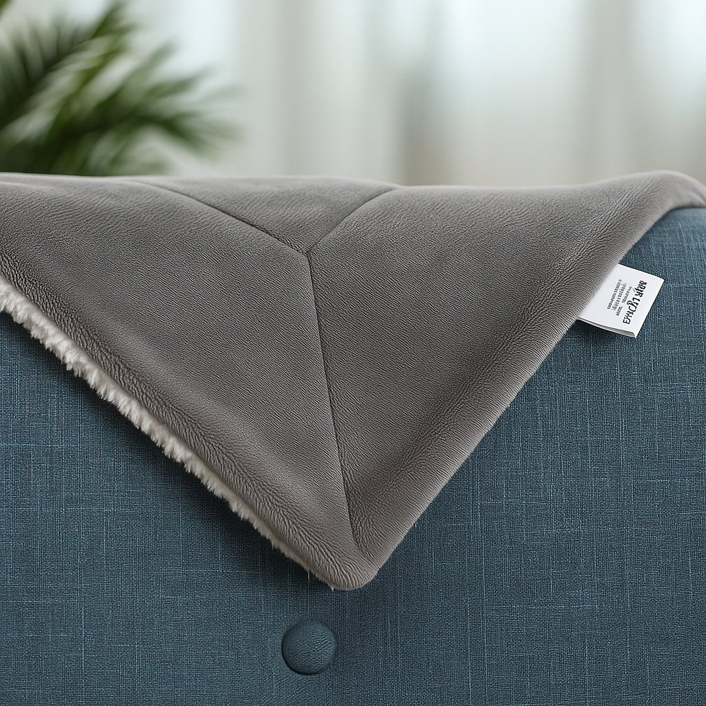 🛏️ Frazada Manta Polar Reversible con Corderito – 2 Plazas y Cama Queen(230 × 200 cm)