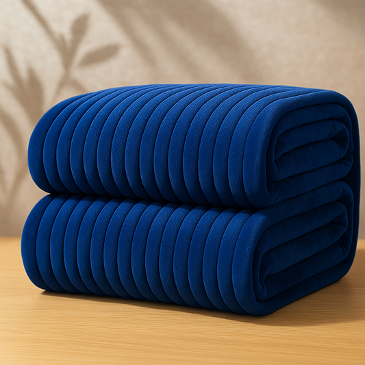 🛋️  Manta Frazada Polar 1 Plaza - Color Azul 💙
