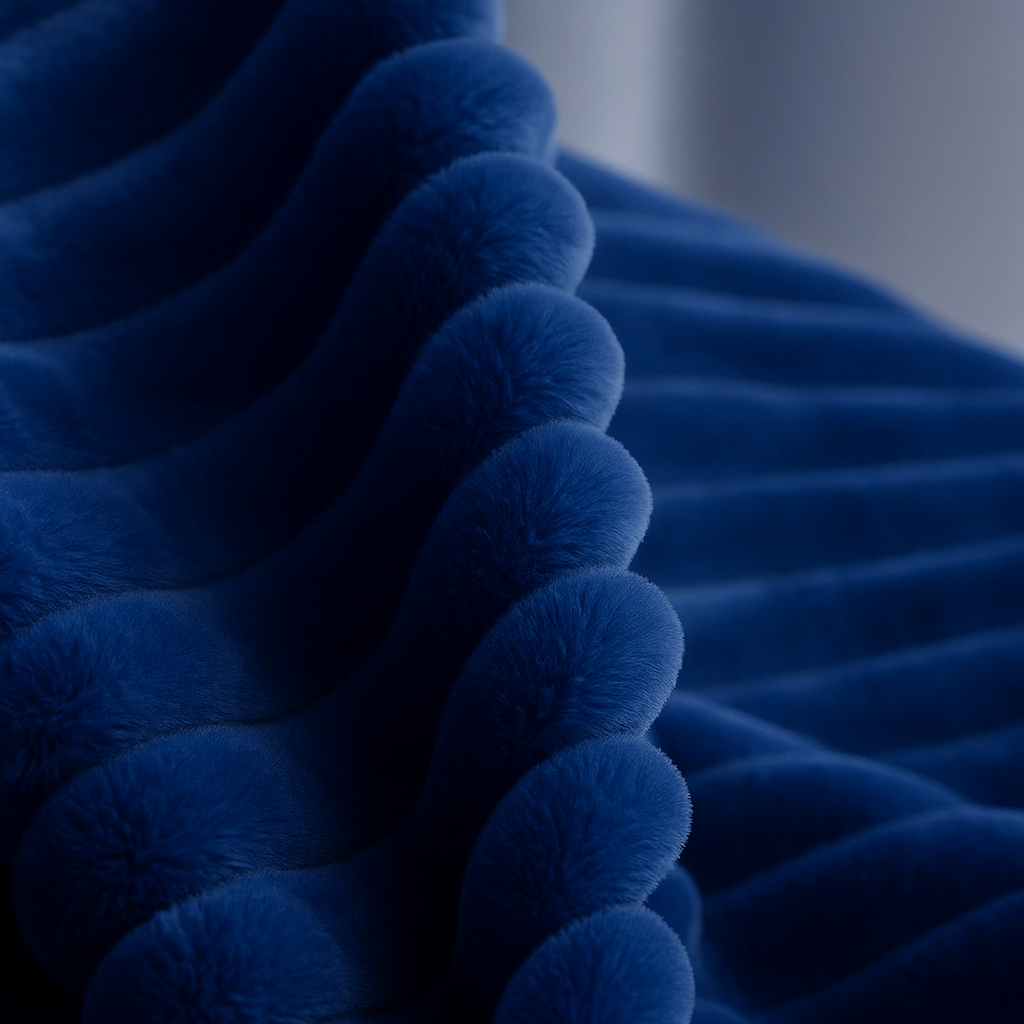 🛋️  Manta Frazada Polar 1 Plaza - Color Azul 💙