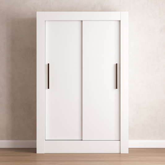 🌟  Ropero Placard 2 Puertas Corredizas – Blanco Minimalista
