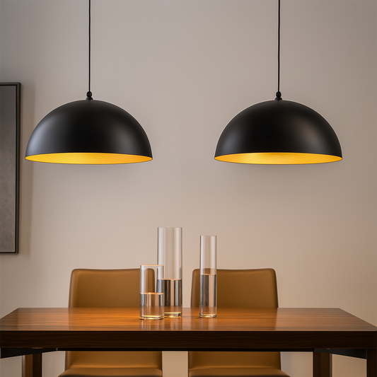 ✨ Lámpara de Techo Colgante Vintage LED – Modelo PROVO Negro 🖤💡