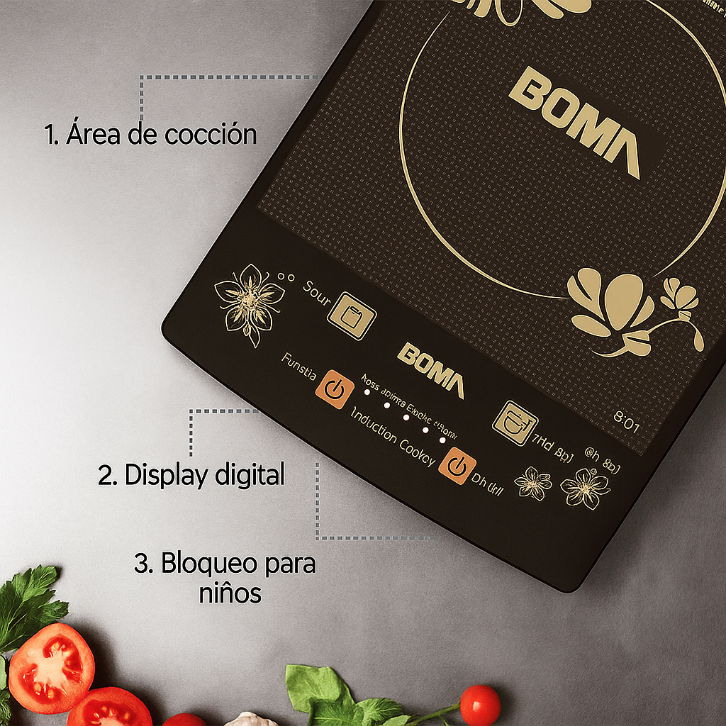 Anafe Inducción Boma