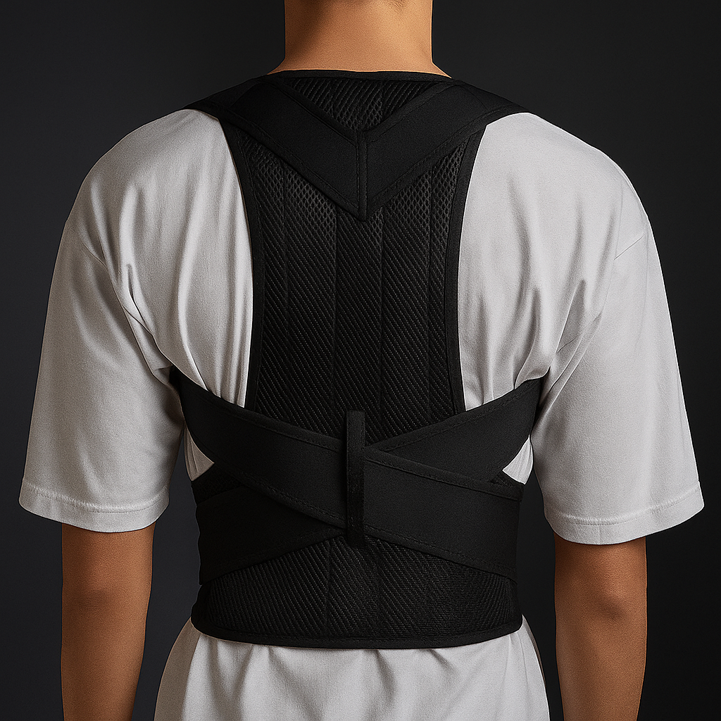 Corrector de Postura y Faja Lumbar Ortopédica Trabajo