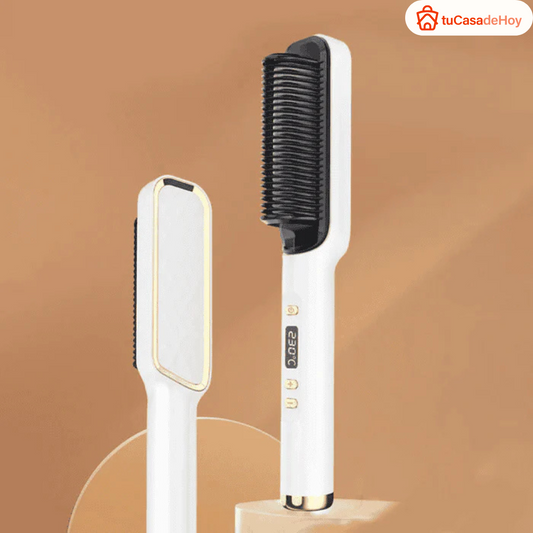 Cepillo Alisador de Pelo Antiquemadura 5 Niveles de Calor