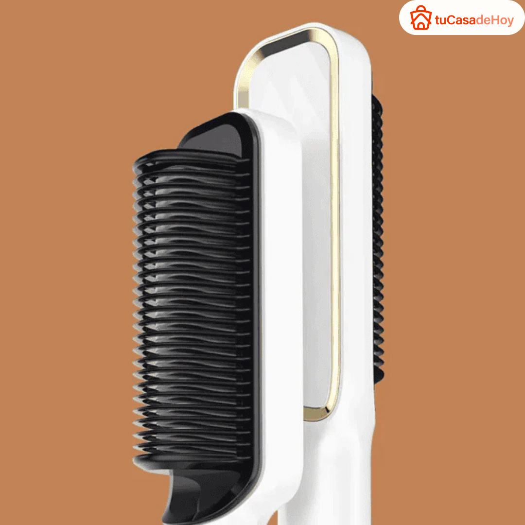 Cepillo Alisador de Pelo Antiquemadura 5 Niveles de Calor