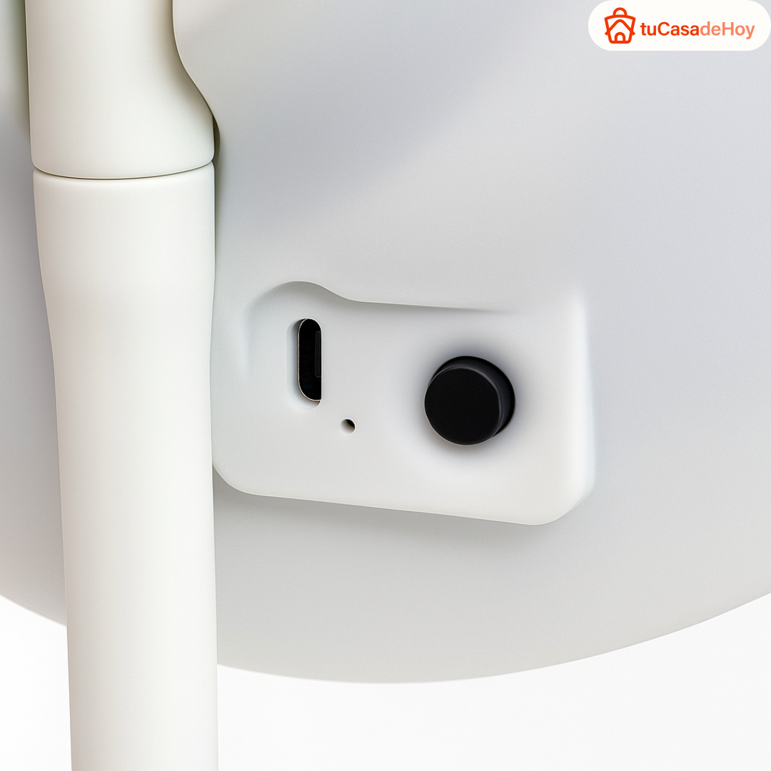 ✨ Espejo LED con Luz + Organizador Recargable ✨