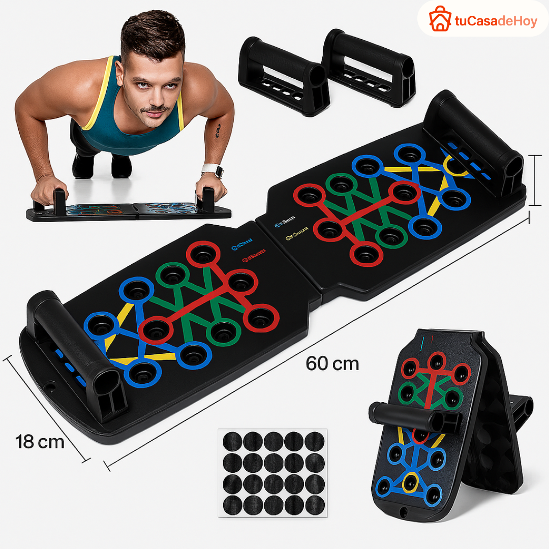 💥 Transformá tu rutina en casa con la Tabla de Flexiones Multifunción 💥