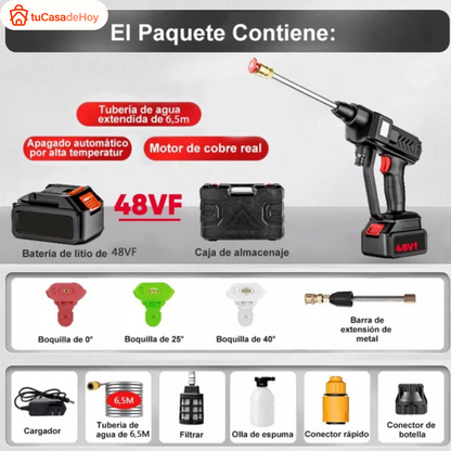 💦🔋 Hidrolavadora de Alta Presión 48VF 💦🔋