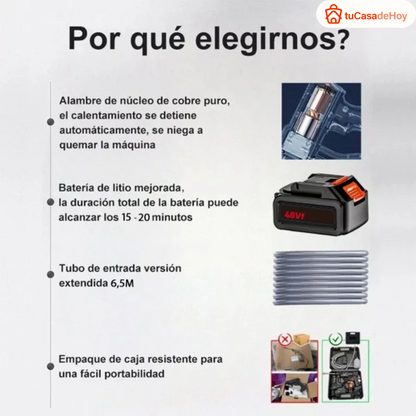💦🔋 Hidrolavadora de Alta Presión 48VF 💦🔋