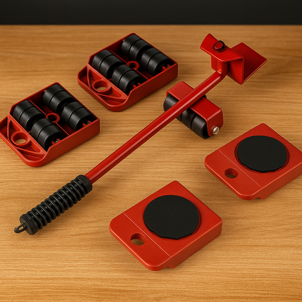 🚚 Herramienta para Mover Muebles con Ruedas – Hasta 150 kg 💪