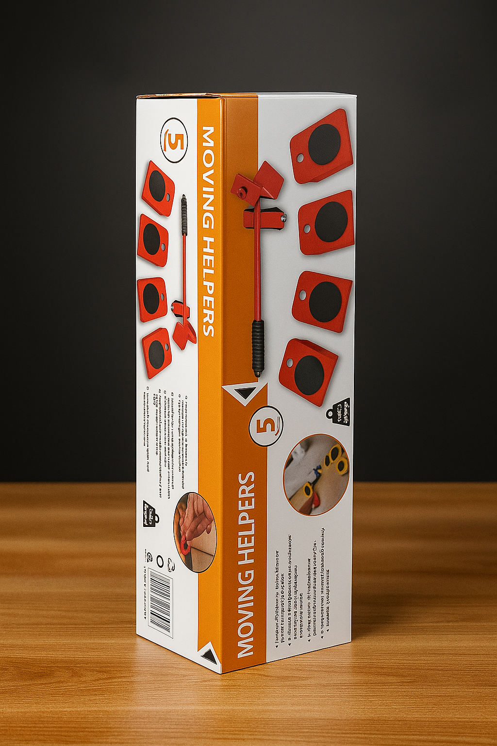 🚚 Herramienta para Mover Muebles con Ruedas – Hasta 150 kg 💪