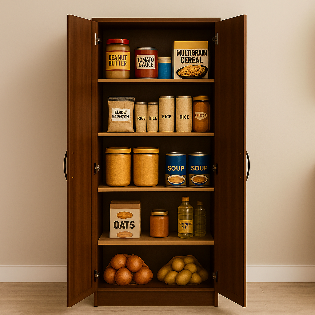 🏡 Armario Ropero Placard Multiuso 2 Marrón