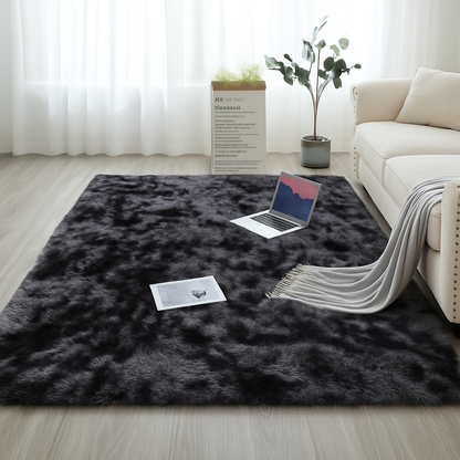 🧸 Alfombra Shaggy Pelo Alto 150x200 cm – Gris Oscuro 🌫️
