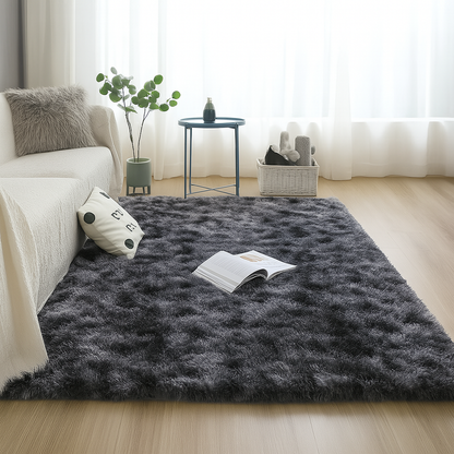 🧸 Alfombra Shaggy Pelo Alto 150x200 cm – Gris Oscuro 🌫️