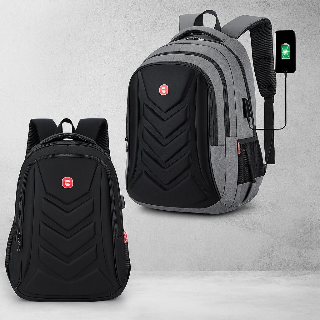 🎒 Mochila Antirrobo con Goma EVA y Puerto USB – Seguridad, estilo y funcionalidad en un solo diseño 🔒⚡
