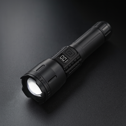 🔦 Linterna LED Recargable – Potencia y rendimiento en tu mano ⚡