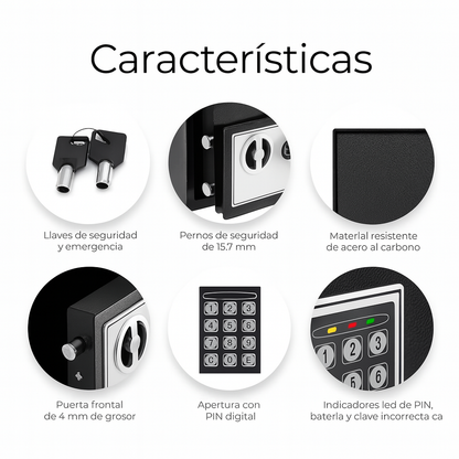 🔐 Caja Fuerte Electrónica Digital 🔑