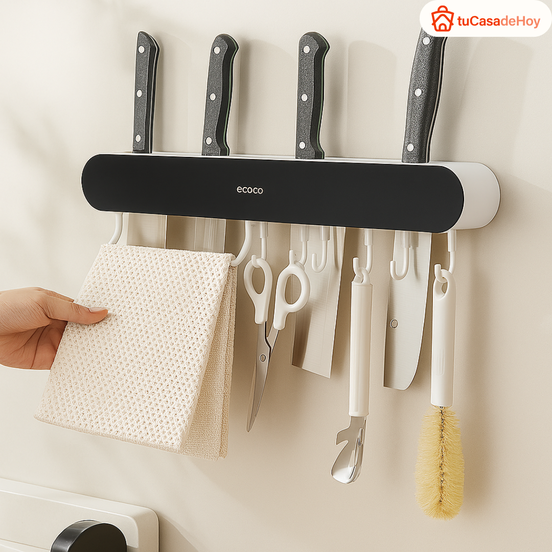 🔪✨ Porta Cuchillos con Colgadores ECOCO E2028