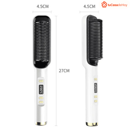 Cepillo Alisador de Pelo Antiquemadura 5 Niveles de Calor